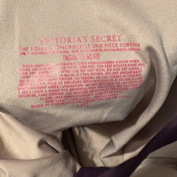 Victoria's Secret Pink and Purple Fabric - Picture 3 of 4